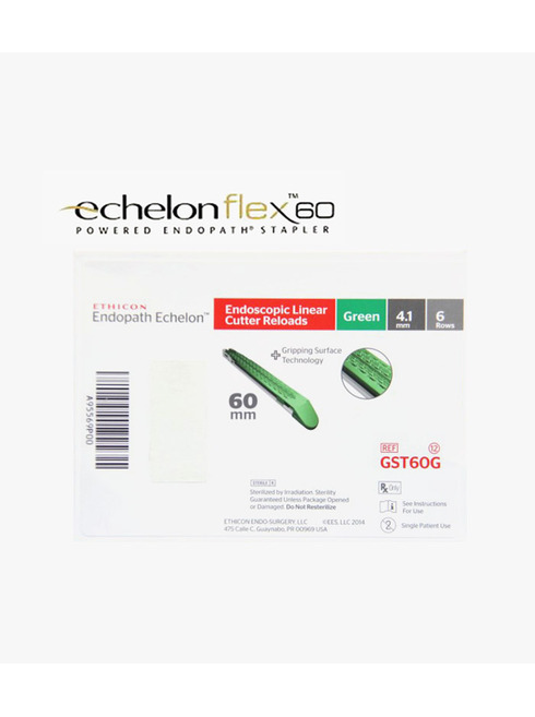 Сменные кассеты ECR60G для сшивающе-режущего аппарата Эшелон (Echelon) для плотной ткани. 